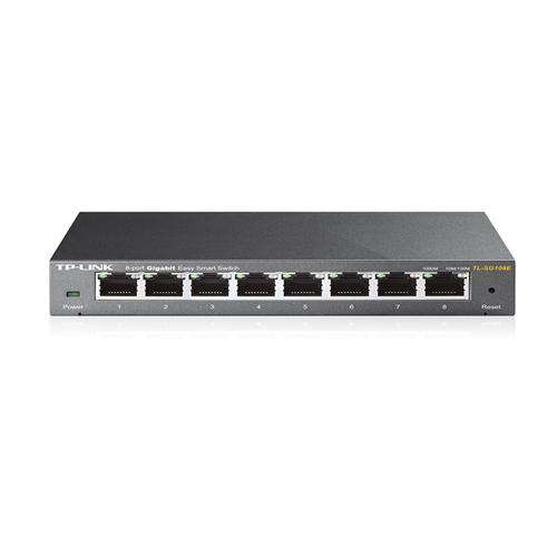 TP-LINK SWITCH 8 PORTS 10/100/1000M METAL CASE TL-SG108E - - Mounts For Less