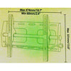 Universal wall mount Flat Screen HDTV PLASMA LCD 26"-37" Silver - - Mounts For Less