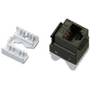 Vericom Keystone Connector Cat6 RJ-45 Punch Type 110 Female Black - - Mounts For Less
