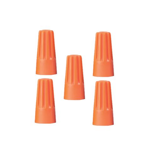 wire nut 22-18 number Orange 100pcs - - Mounts For Less