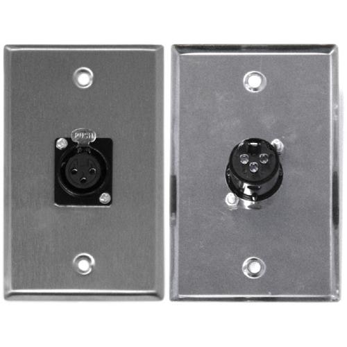 XLR 3 Pin Female Zinc Alloy Wall Plate - - Mounts For Less