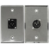XLR 3 Pin Male Zinc Alloy Wall Plate - - Mounts For Less