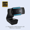 Adesso - 1080P HD WebCam, Auto Focus, Dual Built-in Microphone, Blue - - Mounts For Less