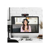 Adesso - 1080P HD Webcam, Dual Integrated Microphone, Facial Recognition, Black - - Mounts For Less