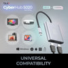 Adesso - CyberHub 5020 USB-C to 2 HDMI Ports Adapter, High Speed 4K Throughput - - Mounts For Less