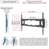 Barkan - Fixed TV Stand, For screens from 13" to 90", Maximum 60kg - - Mounts For Less