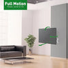 Barkan - Full Motion Television Mount, For Flat or Curved Screens from 13" to 65", Maximum 40kg - - Mounts For Less
