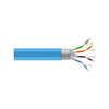 Black Box - Cat6a Multi-Strand Shielded Network Cable, S/FTP, 500MHz, 1000 Feet Length, CM, Blue - - Mounts For Less
