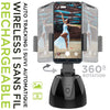 Boost - Phone Tripod with Auto Face Tracking, Wireless, 360° Rotation, Black - - Mounts For Less