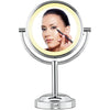 Conair TGBE4RC - Bilateral Floor Mirror, 5x and 1x Magnification, Soft Lighting, Chrome Finish - - Mounts For Less