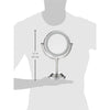 Conair TGBE4RC - Bilateral Floor Mirror, 5x and 1x Magnification, Soft Lighting, Chrome Finish - - Mounts For Less