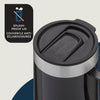 Contigo - Insulated Stainless Steel Travel Mug, Splash-Proof Lid, 414ml Capacity, Black - - Mounts For Less