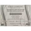 Cotton House - 100% Cotton Quilted Mattress Protector, Waterproof and Hypoallergenic, Queen Size, White - - Mounts For Less