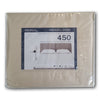 Cotton House - 100% Cotton Sheet Set, 450 Thread Count, Double Size, Beige - - Mounts For Less