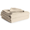 Cotton House - 100% Cotton Sheet Set, 450 Thread Count, King Size, Beige - - Mounts For Less
