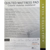 Cotton House - Quilted Mattress Cover, Waterproof and Hypoallergenic, King Size, White - - Mounts For Less