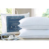Cotton House - Set of Two Pillows, Microfiber Gel, 100% Egyptian Cotton Cover, King Size, Made in Canada - - Mounts For Less