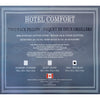 Cotton House - Set of Two Pillows, Microfiber Gel, 100% Egyptian Cotton Cover, King Size, Made in Canada - - Mounts For Less