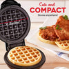 DASH - Mini Waffle Maker for Individual Waffles, 4" Diameter, Non-Stick Surface, Black - - Mounts For Less