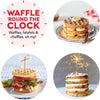 DASH - Mini Waffle Maker for Individual Waffles, 4" Diameter, Non-Stick Surface, Black - - Mounts For Less
