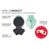 DASH - Mini Waffle Maker for Individual Waffles, 4" Diameter, Non-Stick Surface, Black - - Mounts For Less