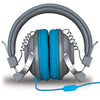 DreamGear - Isound Stereo Dynamic Headphones with Microphone and Volume Control, Blue - - Mounts For Less