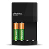 Duracell - Ion Speed ??1000 AA and AAA Battery Charger, Batteries Included, Automatic Shut-Off - - Mounts For Less