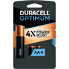 Duracell Optimum - Pack of 4 Long Life AA Batteries, Resealable Packaging - - Mounts For Less
