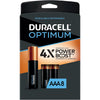 Duracell Optimum - Pack of 8 Long Life AAA Batteries, Resealable Packaging - - Mounts For Less