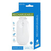 Elink CMR609 - Wireless Rechargeable Scroll Mouse, 1600DPI, 2.4Ghz, White - - Mounts For Less