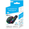 Elink - FM Transmitter for Car with 2 USB Ports and RGB Lighting, Black - - Mounts For Less