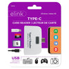 Elink - USB Type-C to USB-A Adapter and SD and Micro SD Card Reader, White - - Mounts For Less