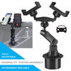 Elink - Universal 2-Head Phone Holder, Rotatable, For Car Cup Holder, Black - - Mounts For Less