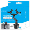 Elink - Universal 2-Head Phone Holder, Rotatable, For Car Cup Holder, Black - - Mounts For Less