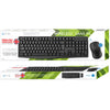 Elink - Wireless English Keyboard and Mouse Set, 104 + 12 Keys, Black - KB801 - - Mounts For Less