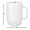 Ember - Mug with Smart Temperature Control, 414ml Capacity, White - - Mounts For Less