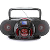 Emerson - Portable BoomBox with CD Player and Cassette, Bluetooth, AM/FM Radio, USB Input, Red - - Mounts For Less