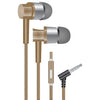 Escape - Stereo In-Ear Headphones, Noise Reduction, Integrated Microphone, Gold - - Mounts For Less