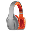 Escape - Wireless Stereo Headphones, Integrated Microphone, Gray and Orange - - Mounts For Less