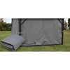 F. Corriveau International - Curtain for Gazebo 10' x 10', Water resistant, Gray - - Mounts For Less