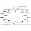 F. Corriveau International - Curtain for Gazebo 10' x 12', Water resistant, Charcoal - - Mounts For Less
