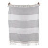 F. Corriveau International - Element Striped Throw, Indoor/Outdoor, 50" x 60" - - Mounts For Less