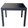 F. Corriveau International - Extension Table 35" x 70" with Glass Top, Black - - Mounts For Less