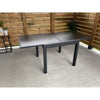 F. Corriveau International - Extension Table 35" x 70" with Glass Top, Black - - Mounts For Less