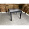 F. Corriveau International - Extension Table 35" x 70" with Glass Top, Black - - Mounts For Less
