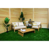 F. Corriveau International - Fuji Scandinavian Style Coffee Table for Outdoors, Made of Acacia Wood - - Mounts For Less