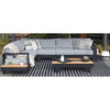 F. Corriveau International - Graphite Striped Rug, Indoor/Outdoor, 5' x 7' - - Mounts For Less