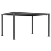 F. Corriveau International - Melia Adjustable Louvered Aluminum Pergola, 10'x13', Black - - Mounts For Less