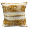 F. Corriveau International - Mirabel Striped Cushion, Indoor/Outdoor, 18" x 18" - - Mounts For Less
