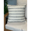 F. Corriveau International - Natural Stripe Cushion, Indoor/Outdoor, 18" x 18" - - Mounts For Less
